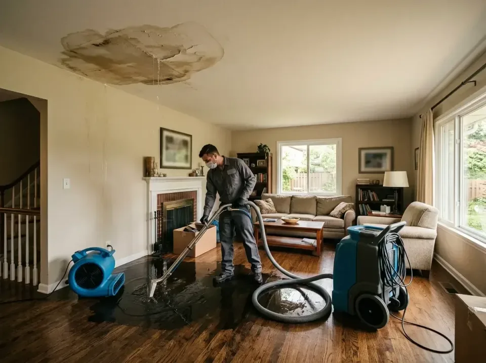 attic-pipe-burst-ceiling-drip-008 — frequently asked questions, Water Damage Restoration & Carpet Care in Schaumburg, IL